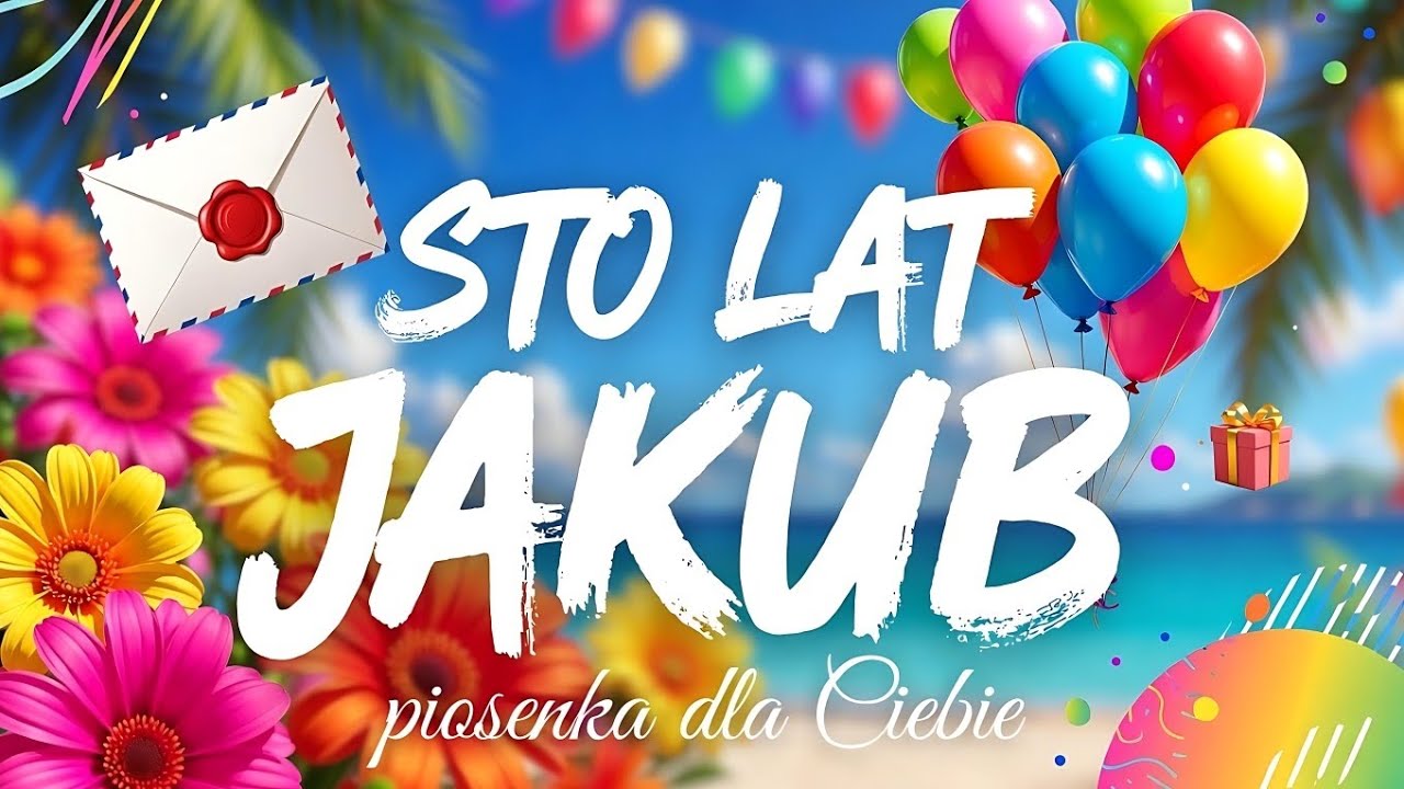 PIOSENKA NA IMIENINY JAKUBA 🎙️ Życzenia imieninowe dla Jakuba 🔆 Imieniny Kuby
