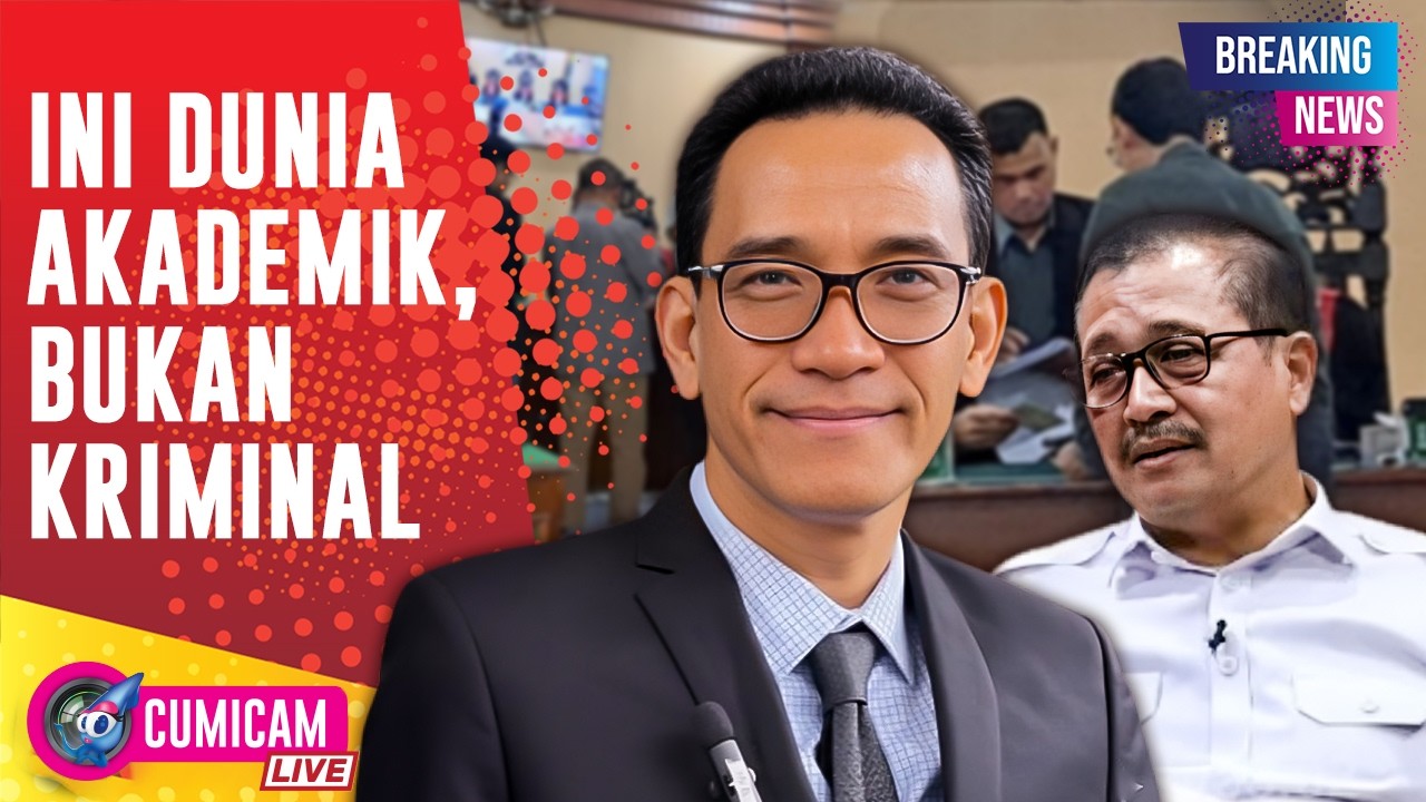BREAKING NEWS! Refly Harun Beberkan Alasan Dibalik Din Syamsudin & Komjen (Purn) Oegroseno Jadi Ahli