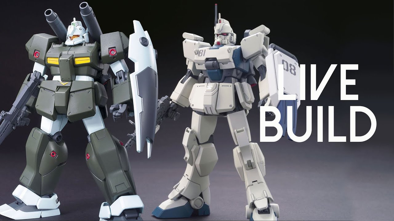 HGUC GM Cannon II & Ez-8 DOUBLE LIVE BUILD!
