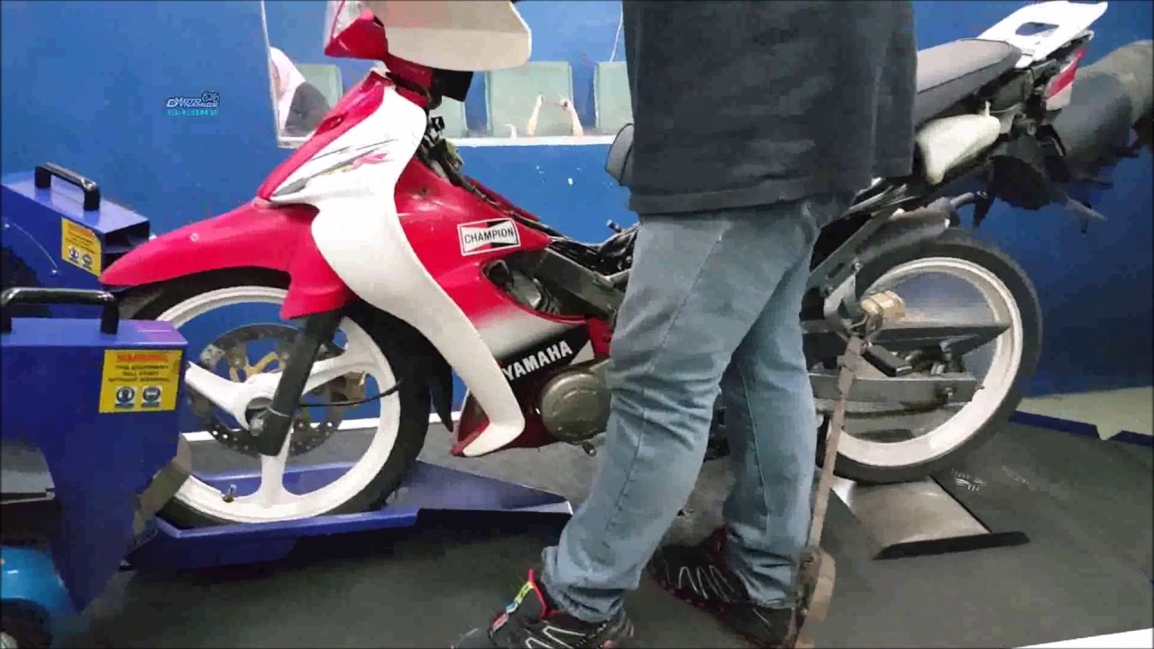 Yamaha 125ZR 2T Fully Modded Dyno Health Check Motodynamics Technology Malaysia