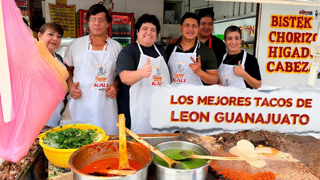 Nueeeeeevooooo!! Probando los tacos MÁS FAMOSOS de León | Tacos Kali