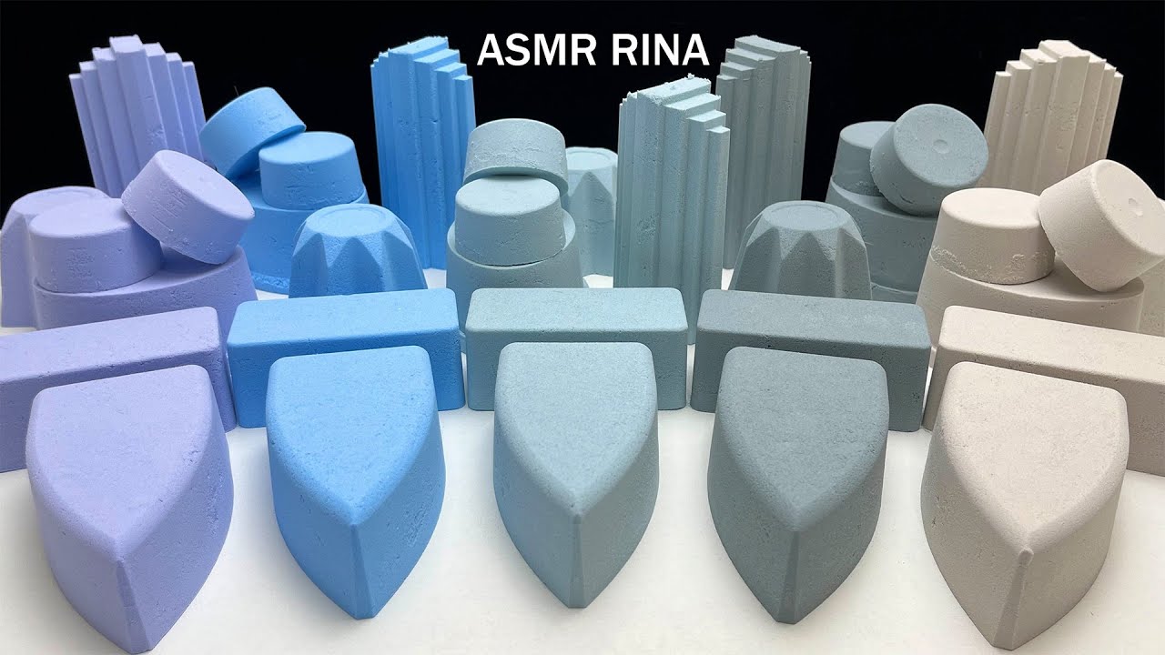 ASMR baking soda cold dull colors