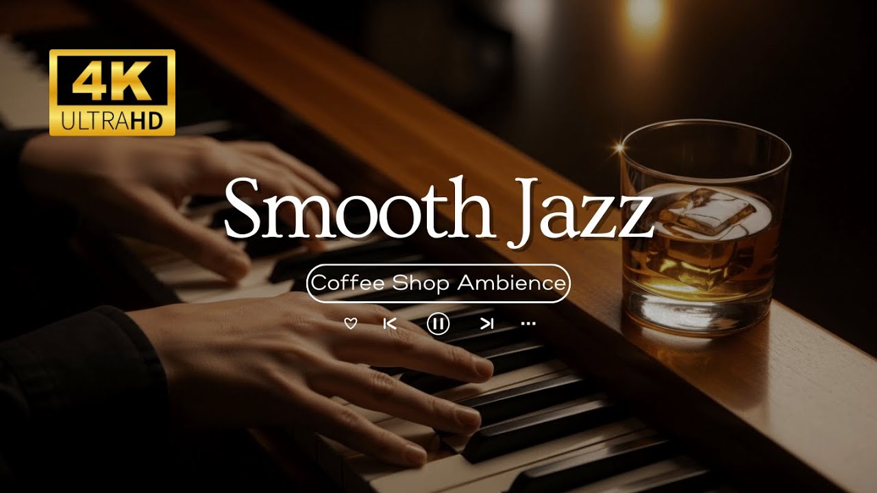 Relaxing Winter Jazz Music At Cozy Coffee Shop Ambience - Warm Jazz Instrumental Music