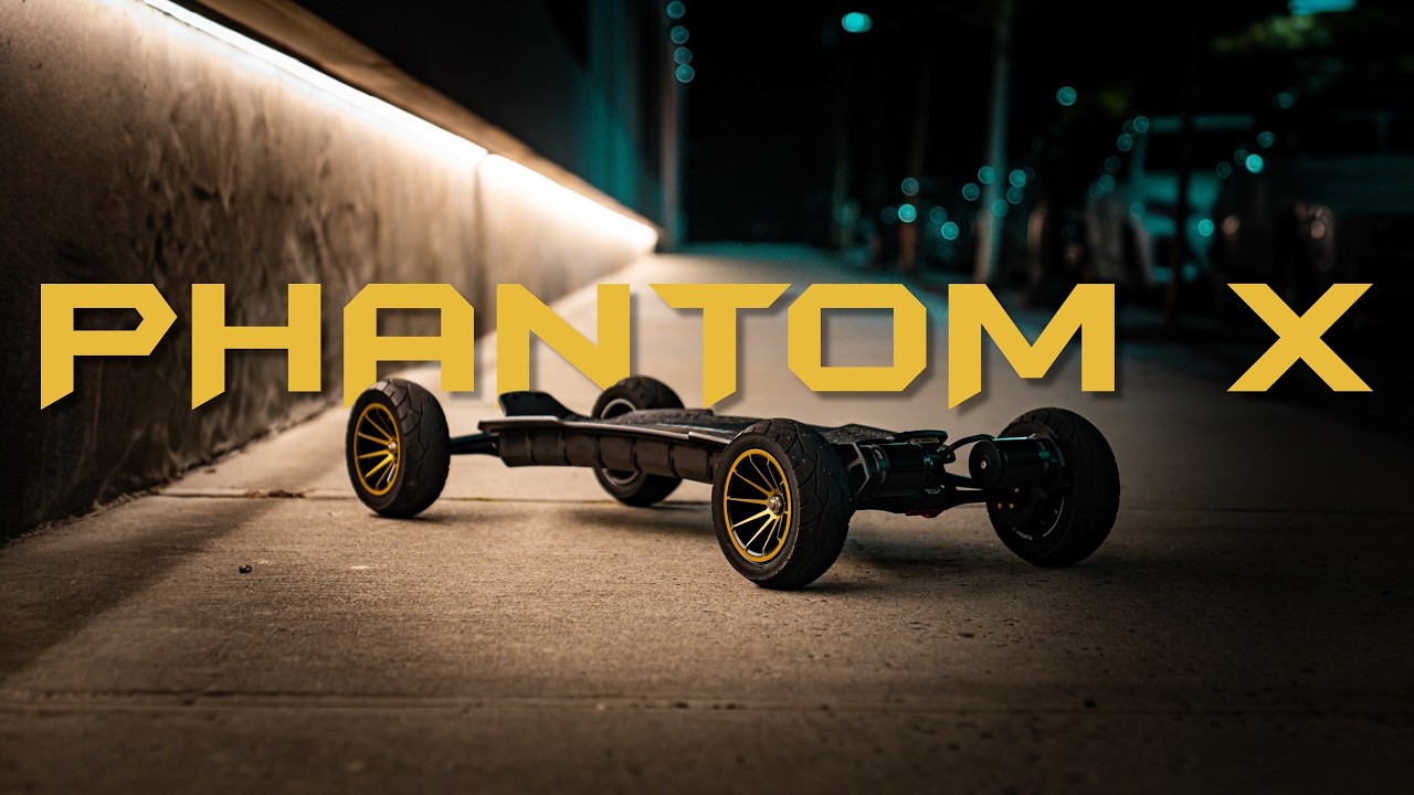 Rev Phantom X &ndash; The Dark Knight of Electric Skateboards