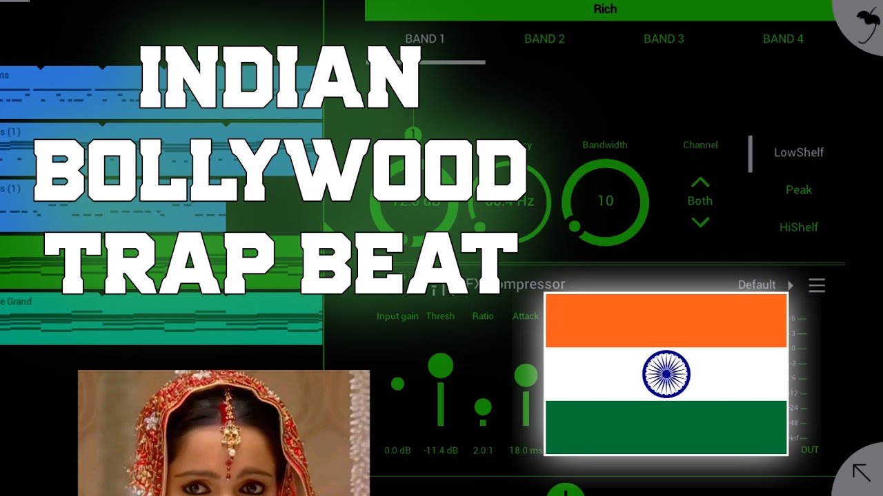 Making an Indian type Trap Beat In Fl Studio Mobile!