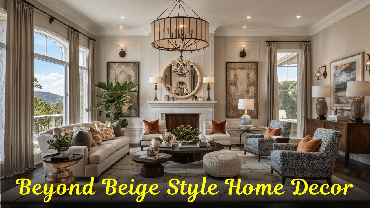 Дизайн интерьера дома в стиле Beyond Beige | Теплые землистые тона и насыщенные текстуры для совр...