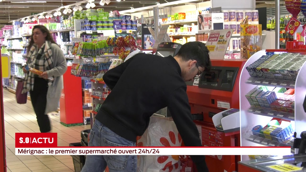 C’est le premier supermarché de la région ouvert 24h/24.