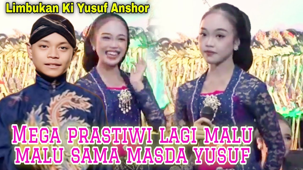 Limbukan Ki Yusuf Anshor. Mega Prastiwi malu malu sama Masda Yusuf, Gojek Panggung Gayeng