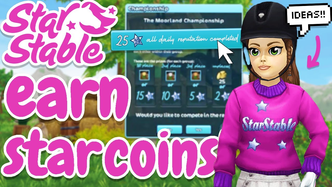3 WAYS TO EARN STAR COINS IN STAR STABLE! 😱 *Ideas*