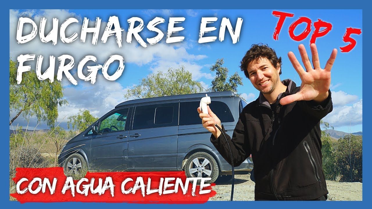 ✅5 formas de DUCHARSE en FURGONETA CAMPER (con AGUA CALIENTE 🌡 y SIN INSTALACIONES ❌) | VanLife