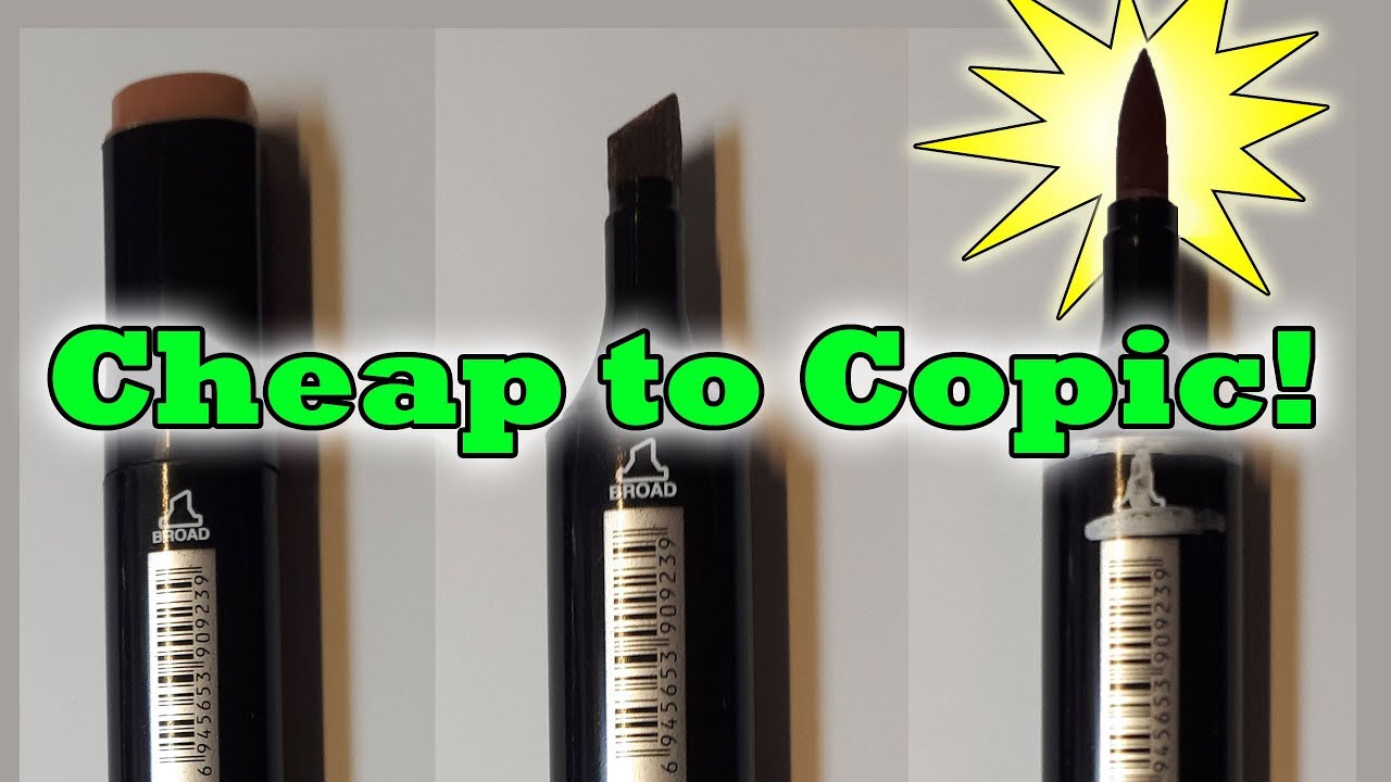 How to Turn Your Cheap Alcohol Markers into Copic Markers (Kinda) Cheap Copic Alternatives