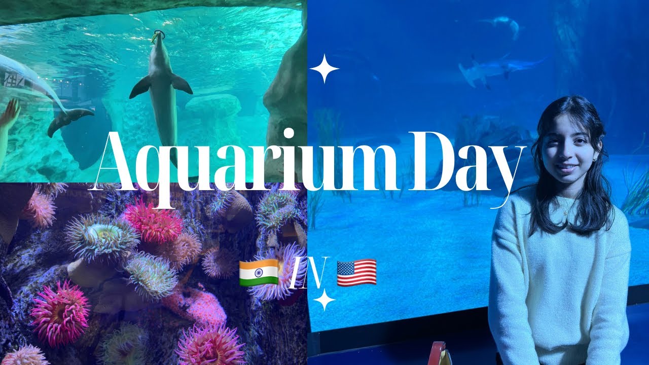 Aquarium Vlog | 🇮🇳 in 🇺🇸 | With love, Shreya | 