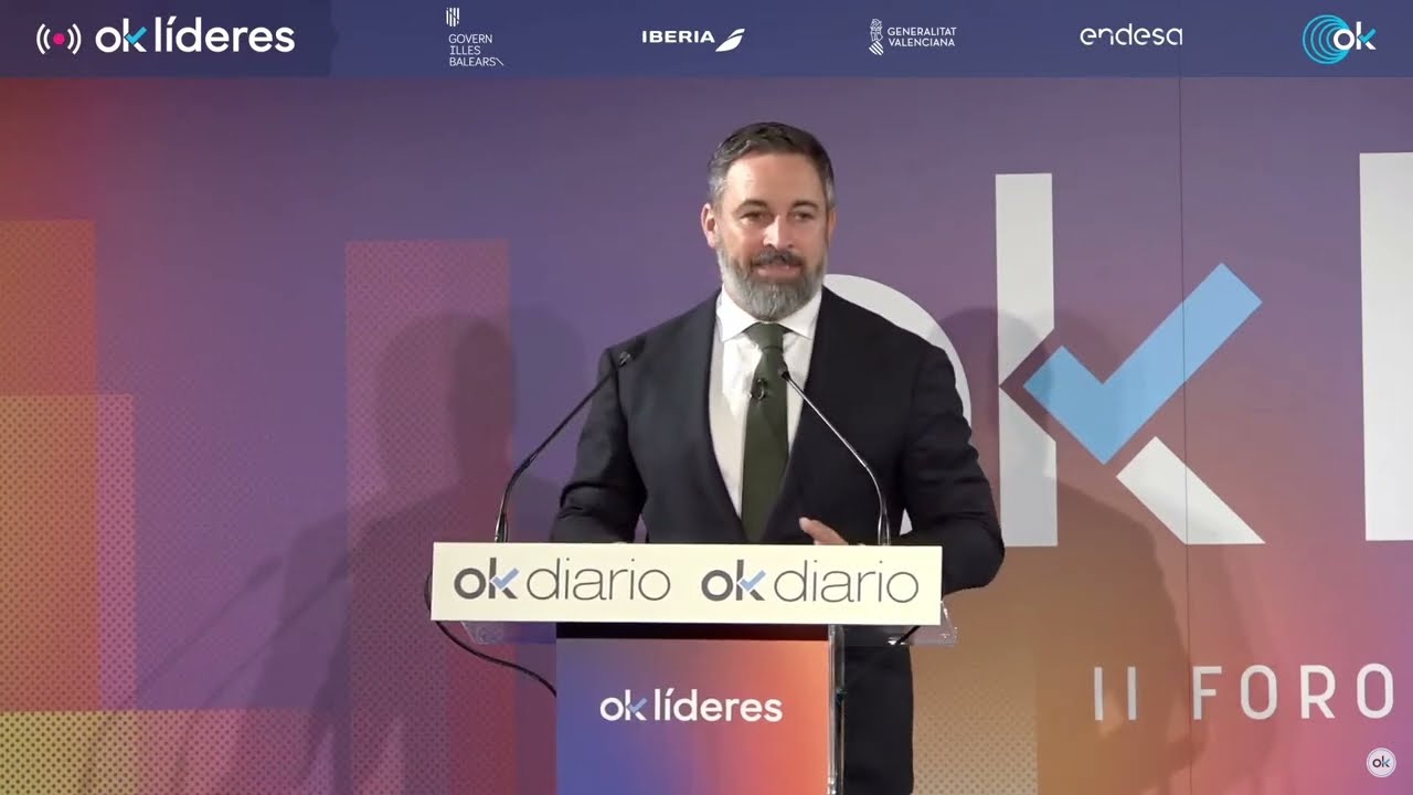 Ponencia completa de Santiago Abascal en el Foro Económico de OKDIARIO