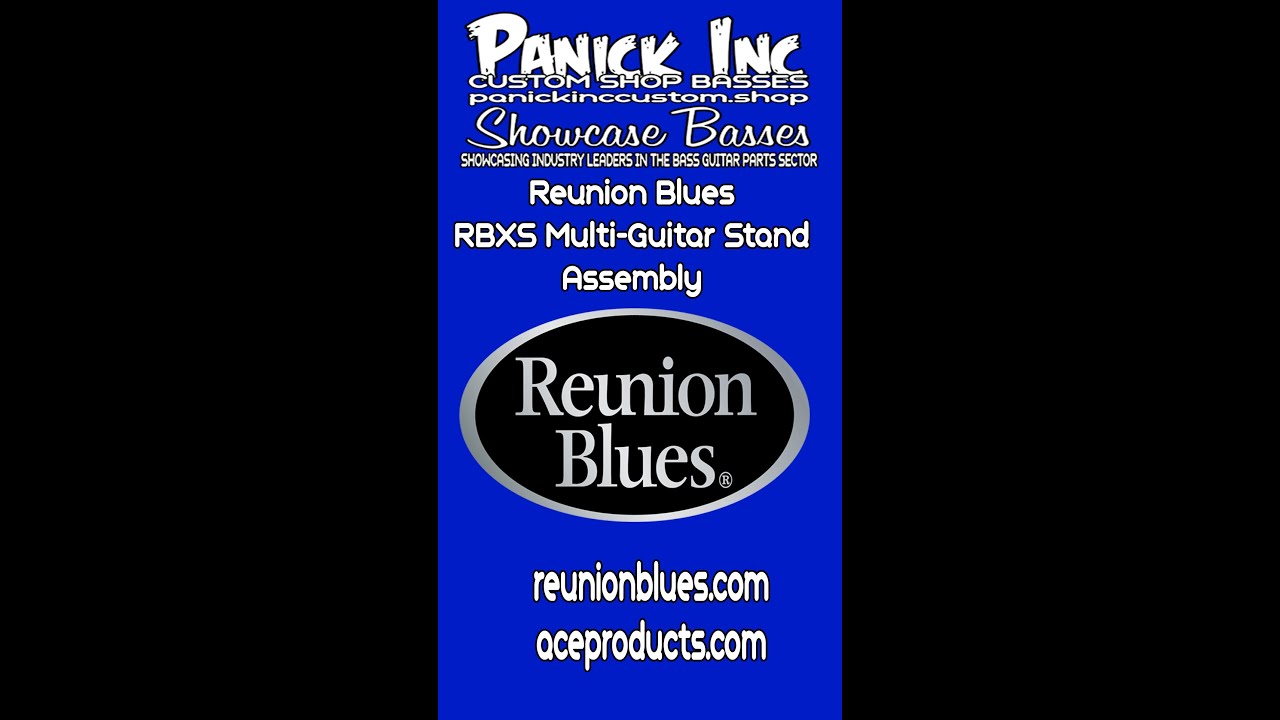 Assembling the Reunion Blues RBXS Multi-Guitar Stand | Panick Inc Showcase Bass Project