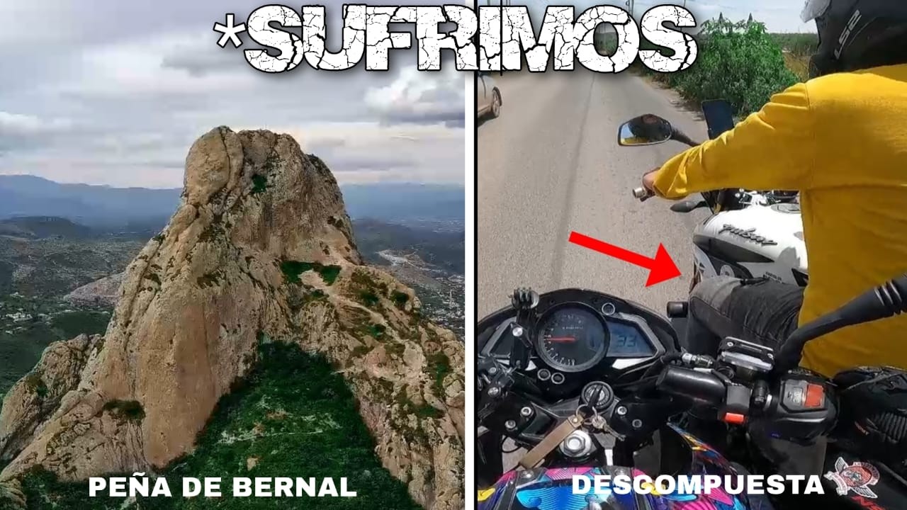 ⛰️Visitamos PEÑA DE BERNAL |😢 *regresamos SIN MOTO #32cielos #waxamotovlog  #motovlog 32C/capitulo3