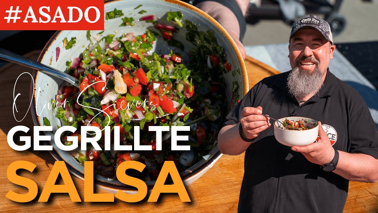 GEGRILLTE SALSA - perfekt f&uuml;r Fisch und Fleisch 🐟🥩