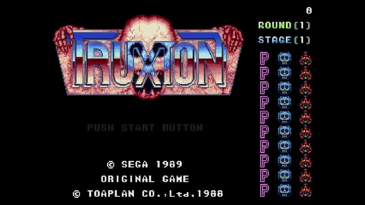 Noobando no Truxton (Mega Drive) - Até acabar os continues
