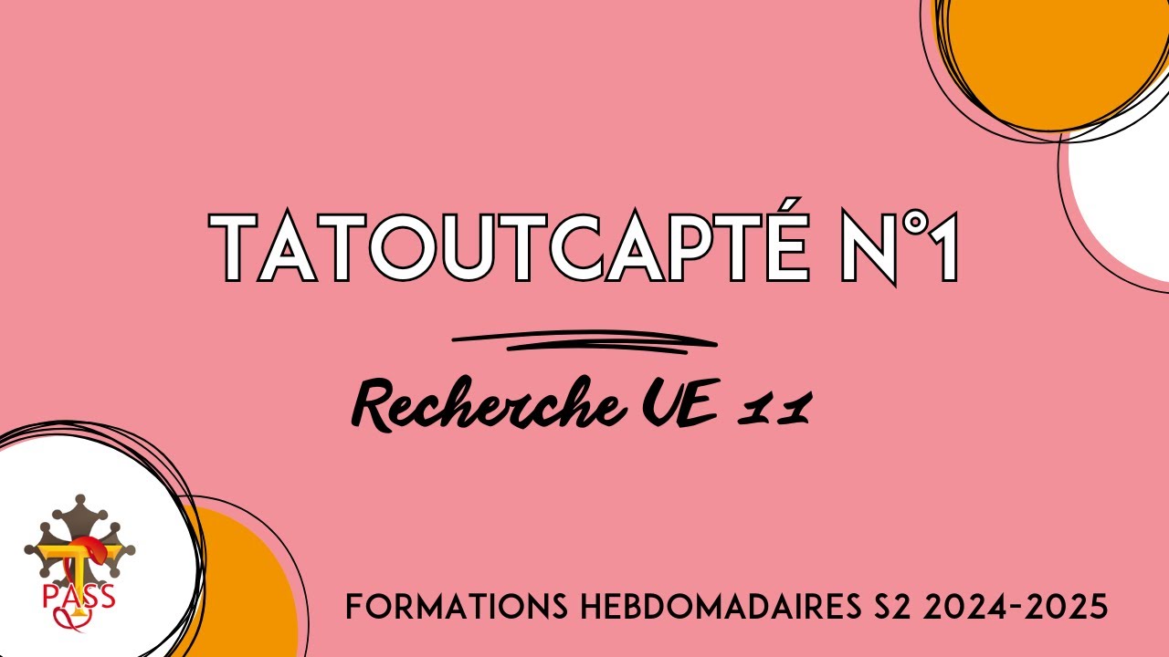 [PASS 2024-2025] - TAToutcapté n°1 - Recherche (UE11)
