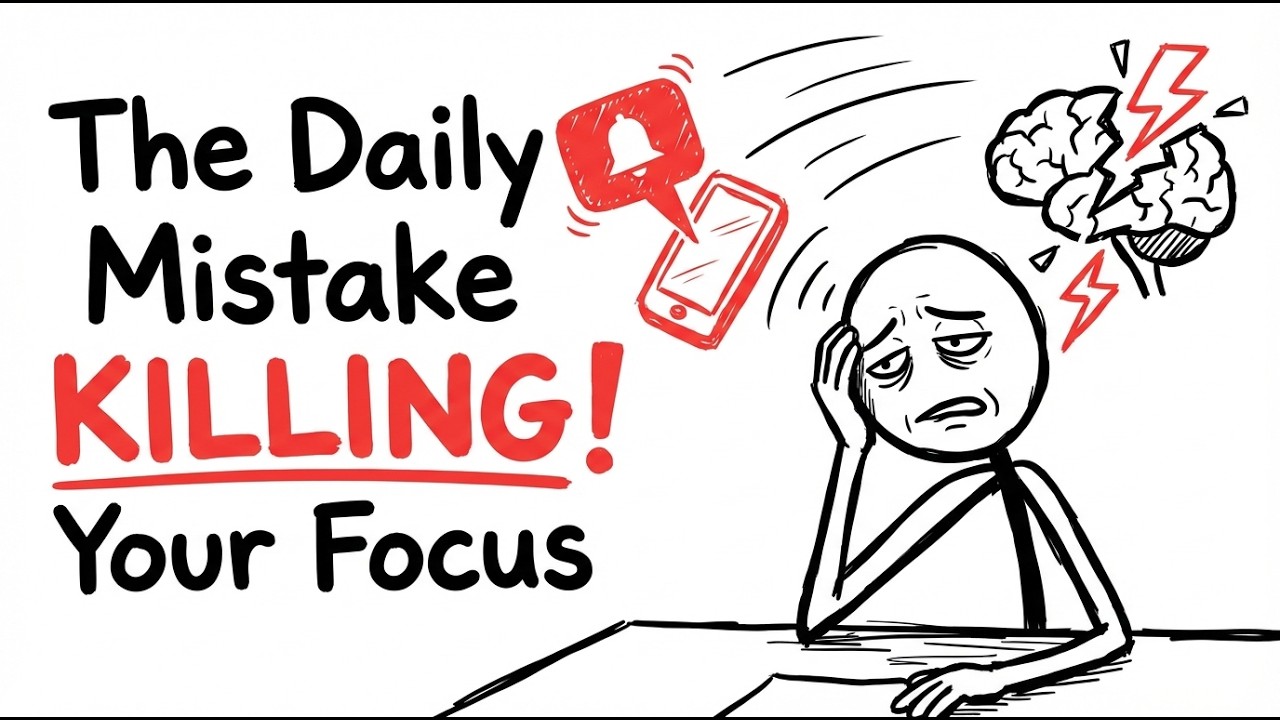 The Daily Mistake That’s Killing Your Focus