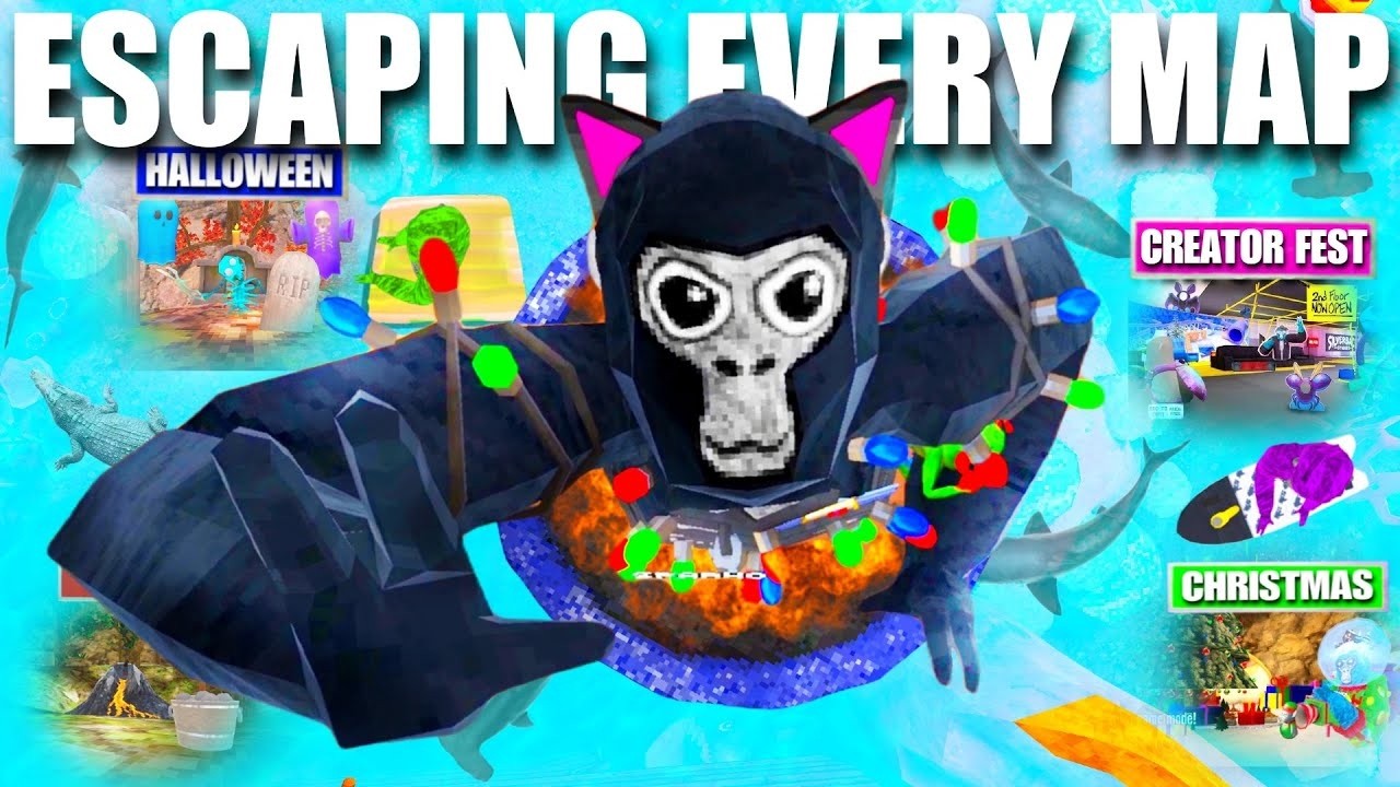 Escaping The Map In EVERY UPDATE In 2025... | Gorilla Tag