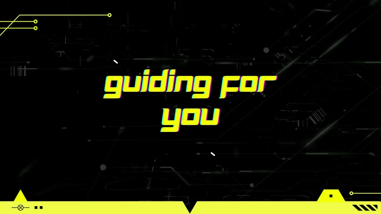 Yellow Magenta Black White Neon Scifi YouTube Intro