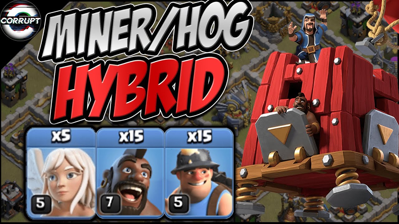 TH11 Miner Hog Hybrid Smashes EVERYTHING! | Miner Hog Hybrid Explained | Clash of Clans