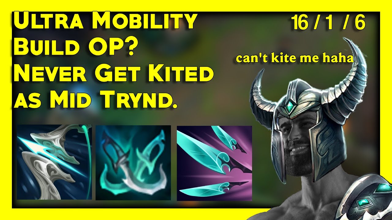 Ultra Mobility Build OP On Mid Tryndamere?!  NEVER Get Kited. - Yasukeh