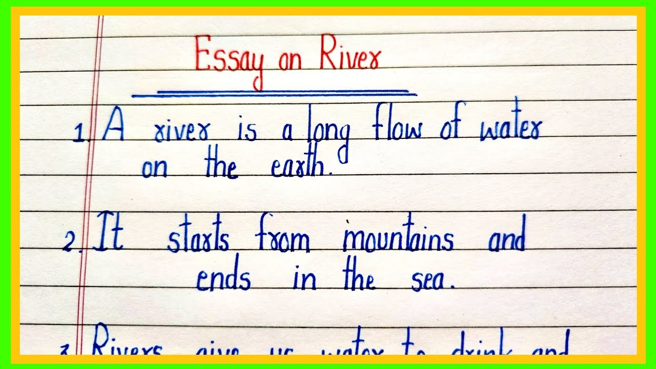 Essay on river in english/10 lines essay on river in english/river par nibandh/river par essay 