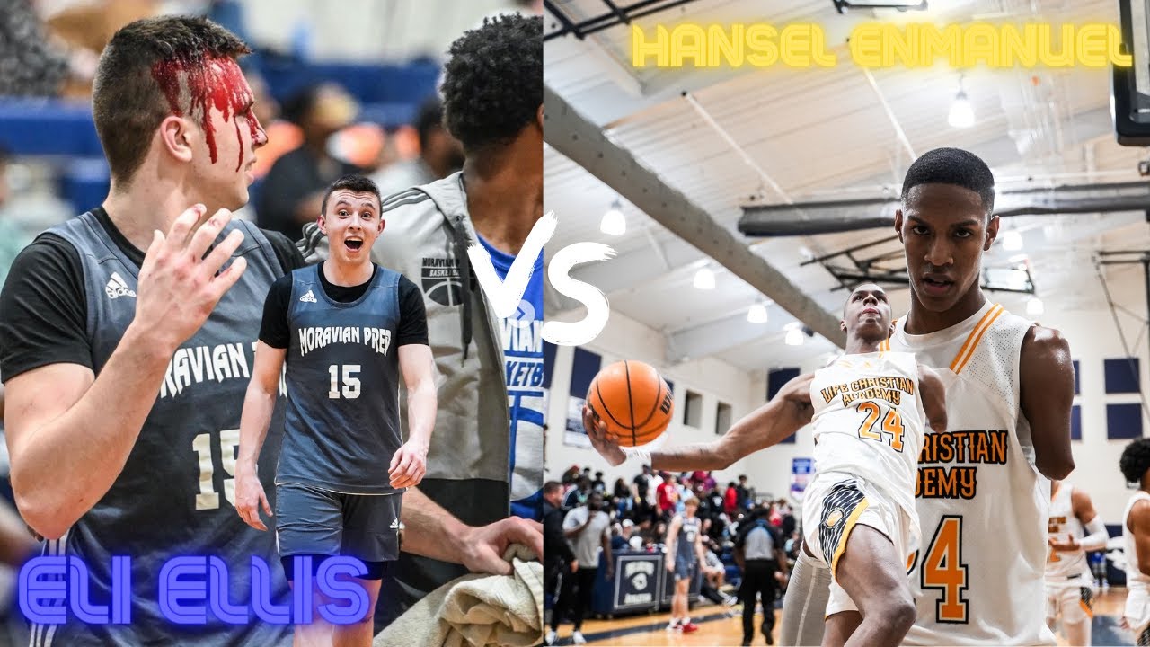 Hansel Enmanuel VS. Eli Ellis GETS BLOODY! | Moravian Prep vs. Life Christian Academy