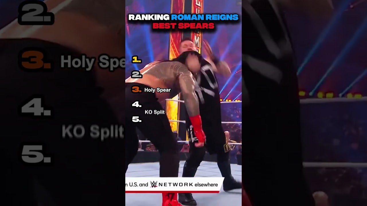 Ranking Roman Reigns BEST Spears