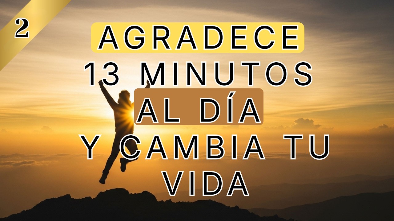 ( 13 Min) Ejercicio de GRATITUD de la mañana 🌅 | Energía y Motivación para Hoy