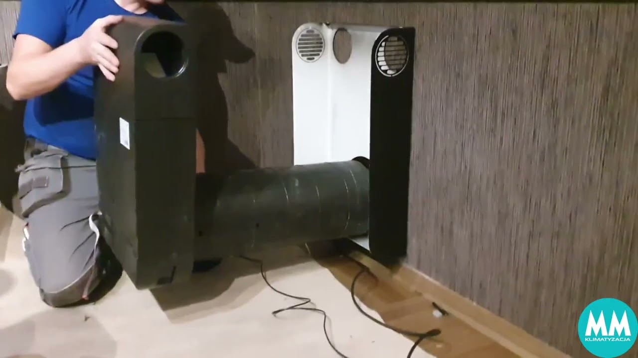 Zehnder ComfoAir70 - krótka relacja z montażu.