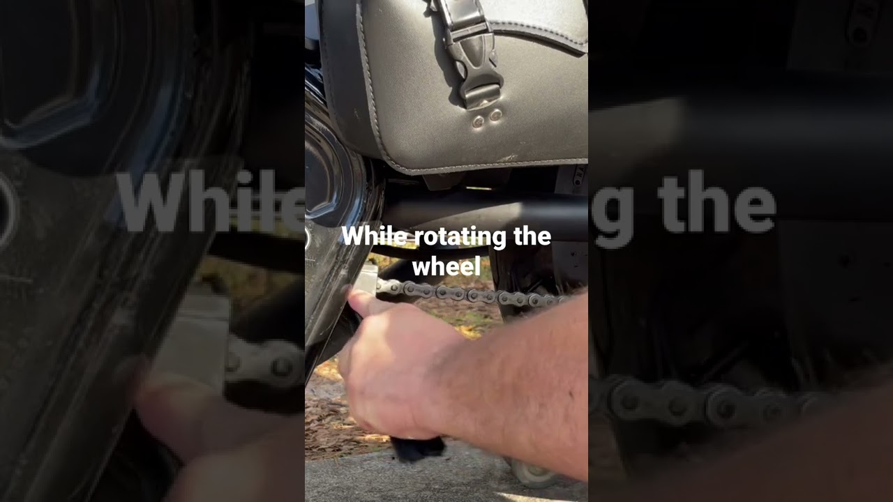 Motorcycle Chain Cleaning
