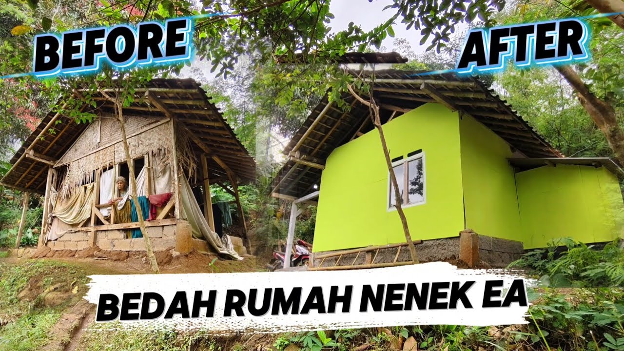 GUBUK REYOT DI SULAP JADI ISTANA MUNGIL‼️HIDUP SEBATANG KARA PULUHAN TAHUN TINGGAL DI GUBUK REYOT