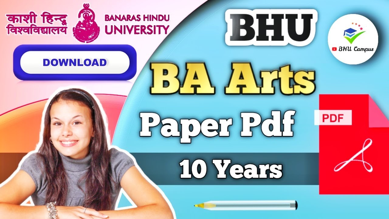BHU BA PREVIOUS YEARS QUESTION PAPERS DOWNLOAD | BHU BA ART PAPER PDF DOWNLOAD | #BHUBA #BHUBA2021
