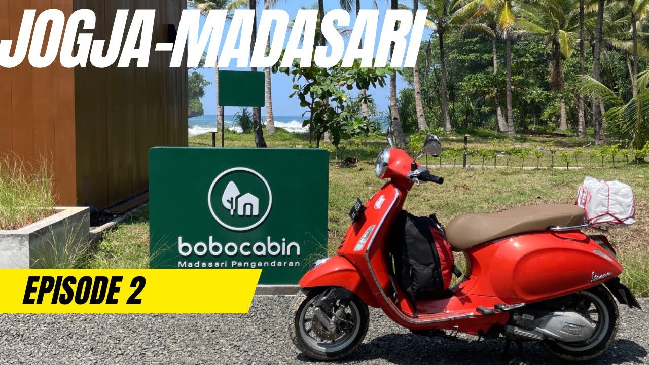 TOURING VESPA MATIC JOGJA-BANDUNG VIA PANTAI SELATAN!!!JALUR BARU??!!INDAH BANGET!!!??