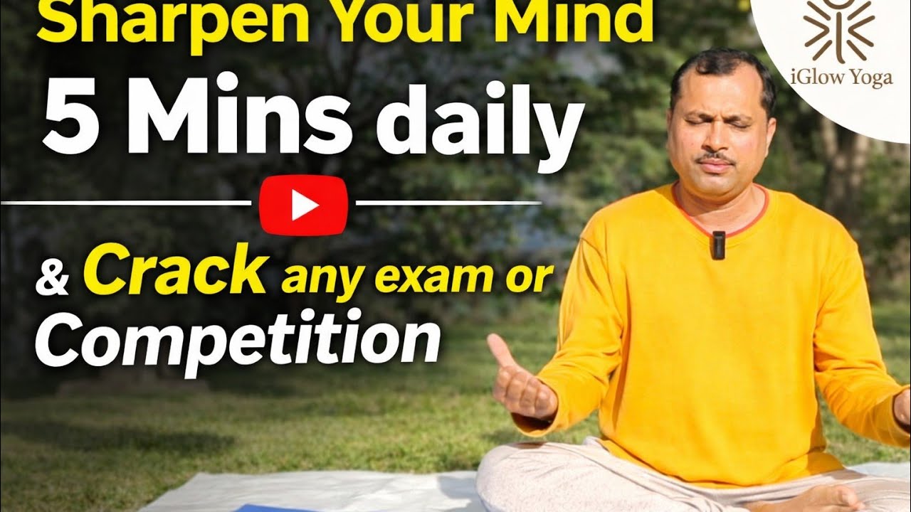 Sharpen and Focus your Mind | Crack any Exam | 5 Mins daily 