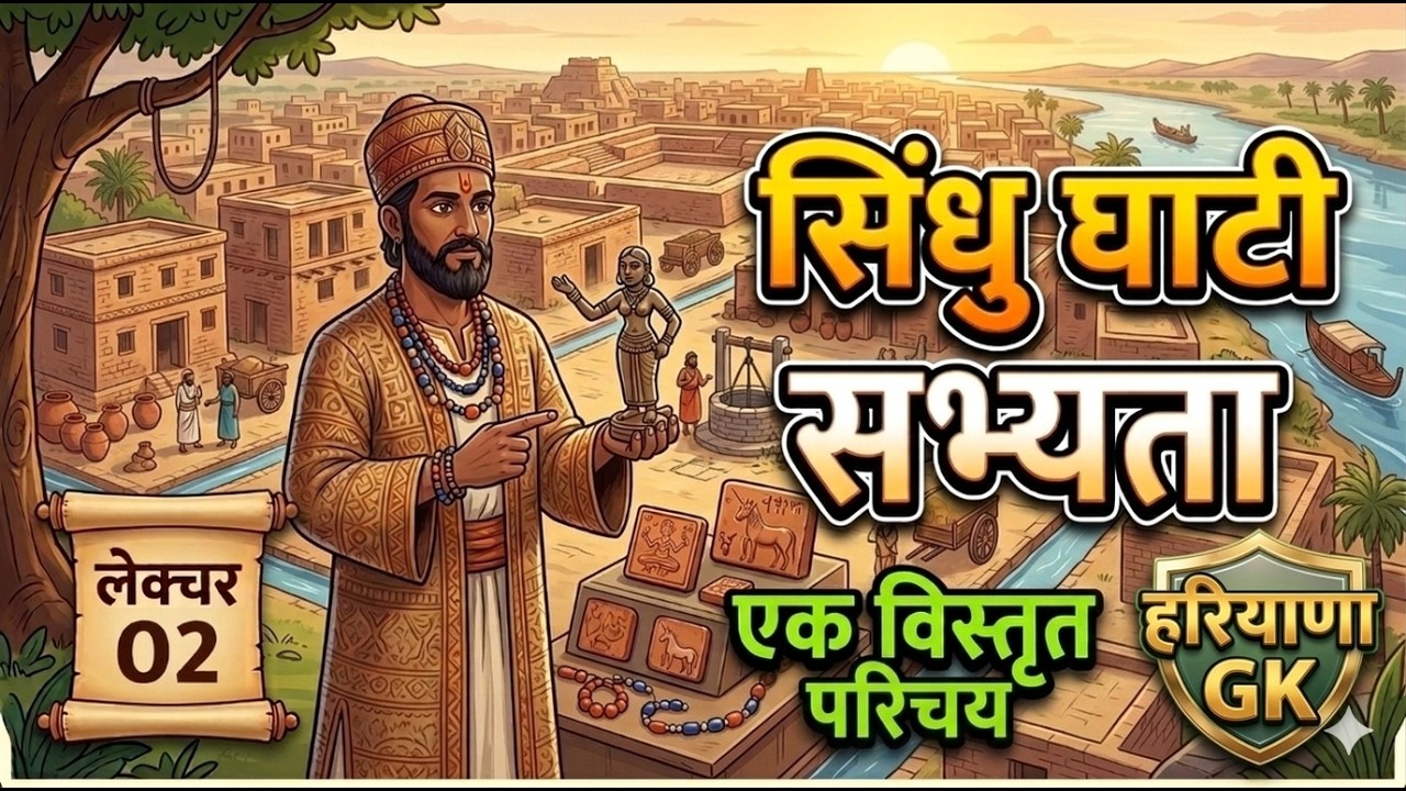 Haryana GK Class|सिंधु घाटी सभ्यता सम्पूर्ण जानकारी  | Haryana GK 2026 | Indus Valley Civilization|