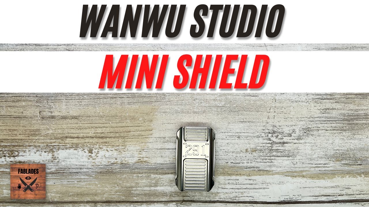WanWu Studio Mini Bulletproof Shield Slider Fidget Toy. Fablades Full Review