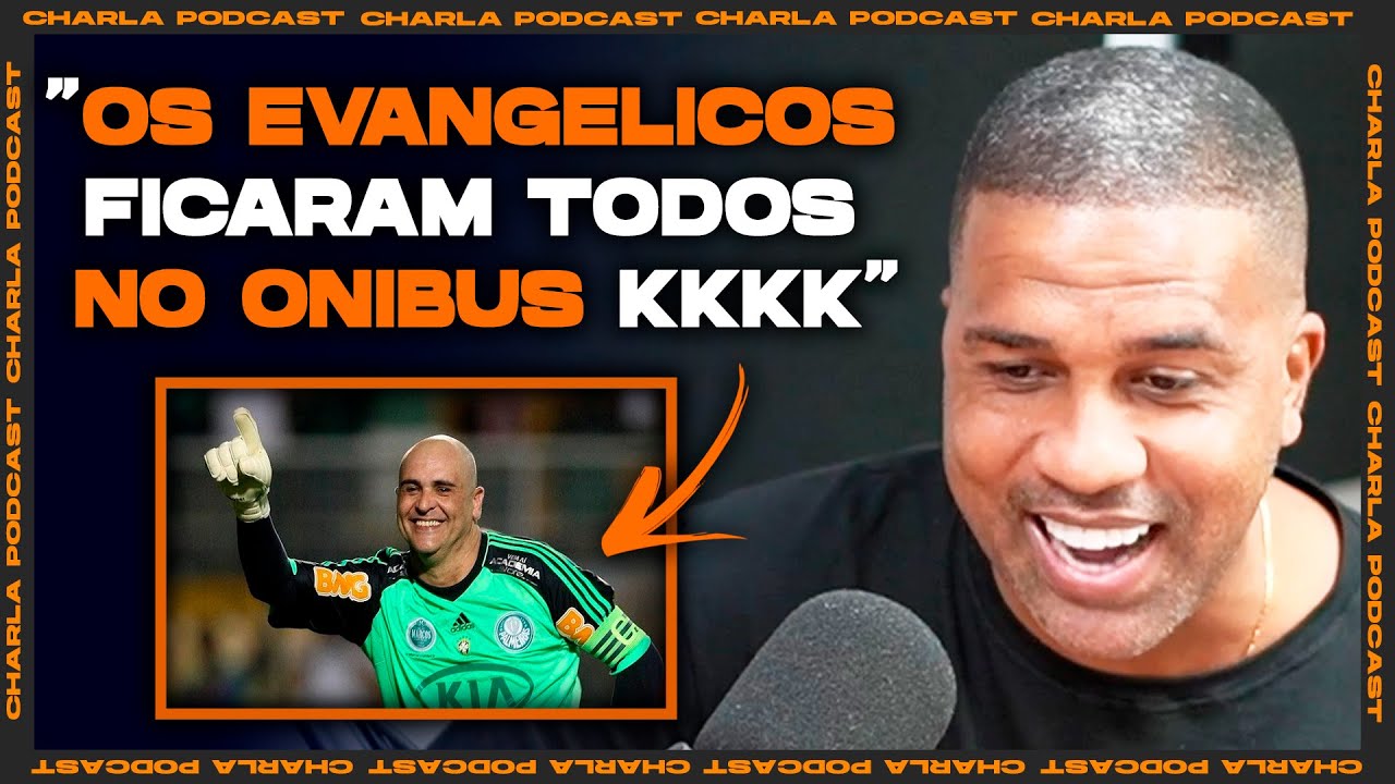 MARCÃO MANDOU O ÔNIBUS DO PALMEIRAS PARAR NO CHURRASCO | Cortes do Charla