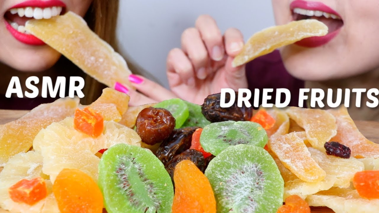 ASMR DRIED FRUITS 말린 과일 리얼사운드 먹방 | Kim&Liz ASMR