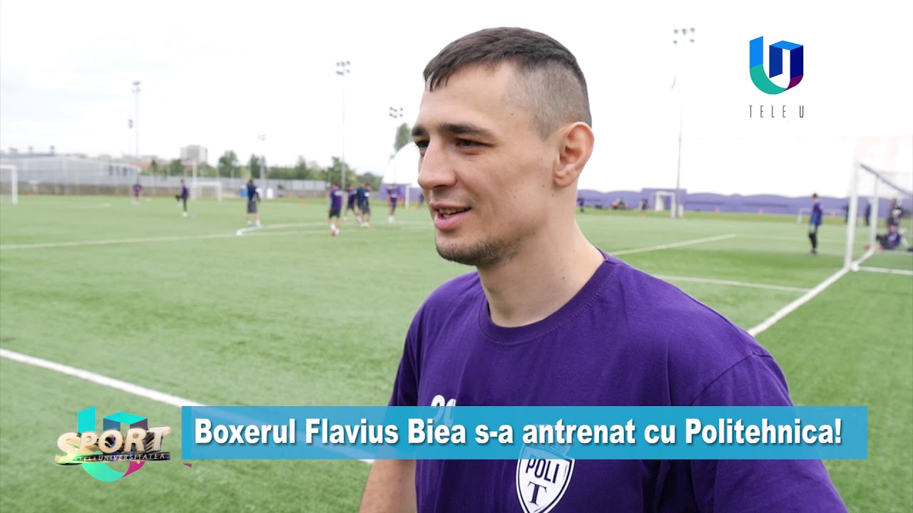 TeleU: Boxerul Flavius Biea s-a antrenat cu Politehnica!