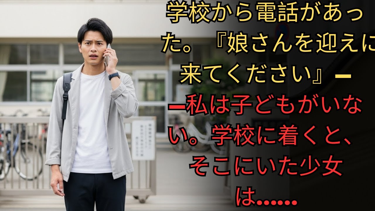 学校から電話があった。『娘さんを迎えに来てください』——私は子どもがいない。学校に着くと、そこにいた少女は……