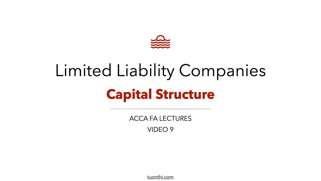 ACCA Financial Accounting Lectures: CAPITAL STRUCTURE & FINANCE COST