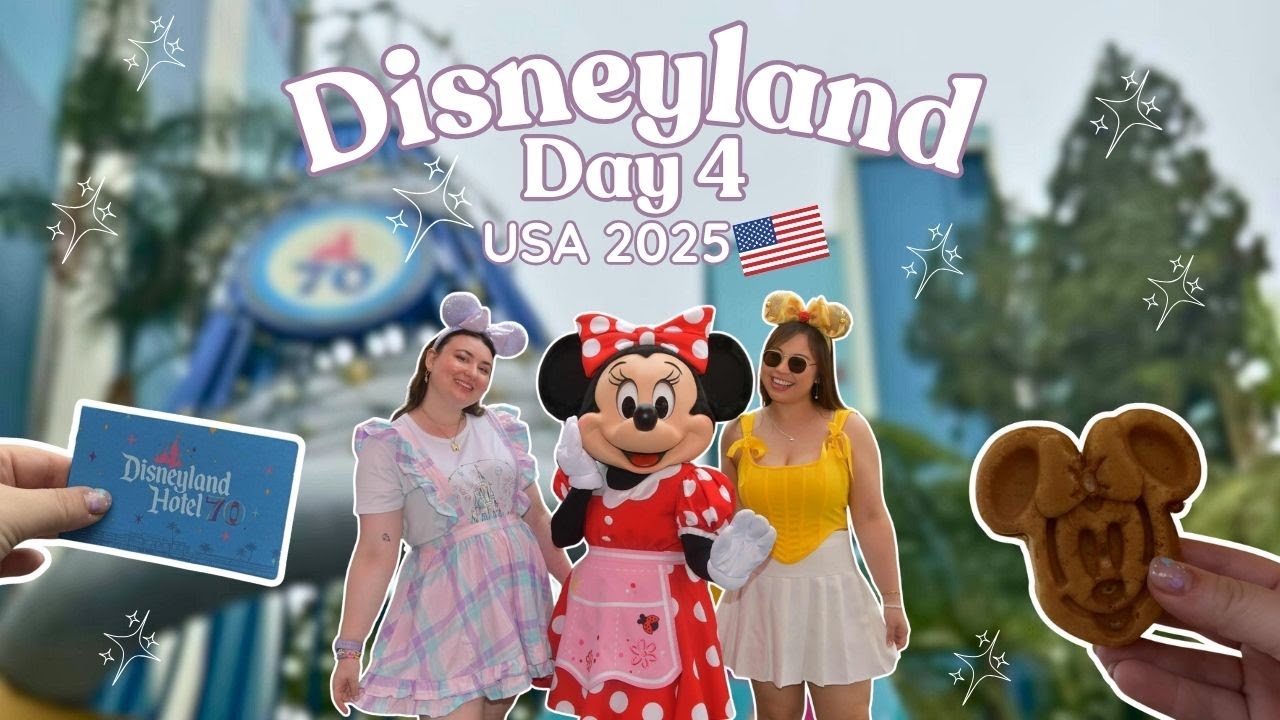 Disneyland Vlog Day 4 | Disneyland Hotel Room Tour, Plaza Inn Character Dining & Mystery Pin Hunt!