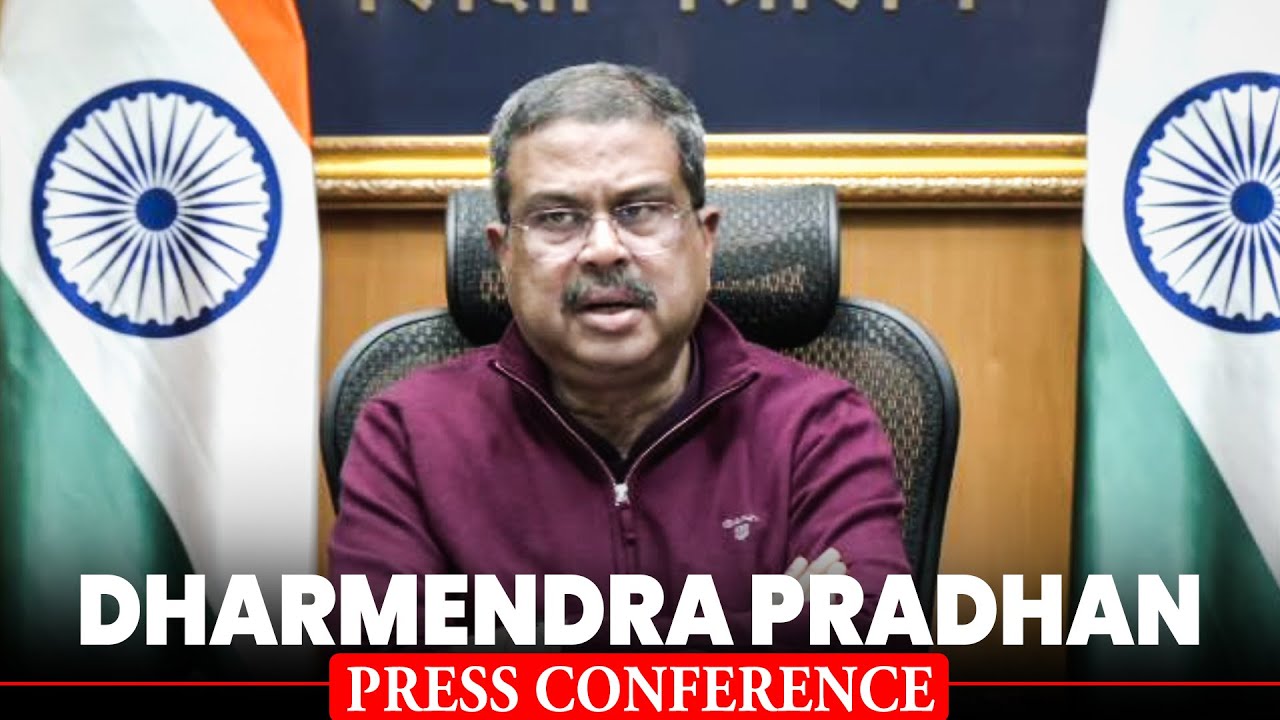 Union Education Minister Dharmendra Pradhan briefing on Viksit Bharat Shiksha Adhikshan Bill, 2025