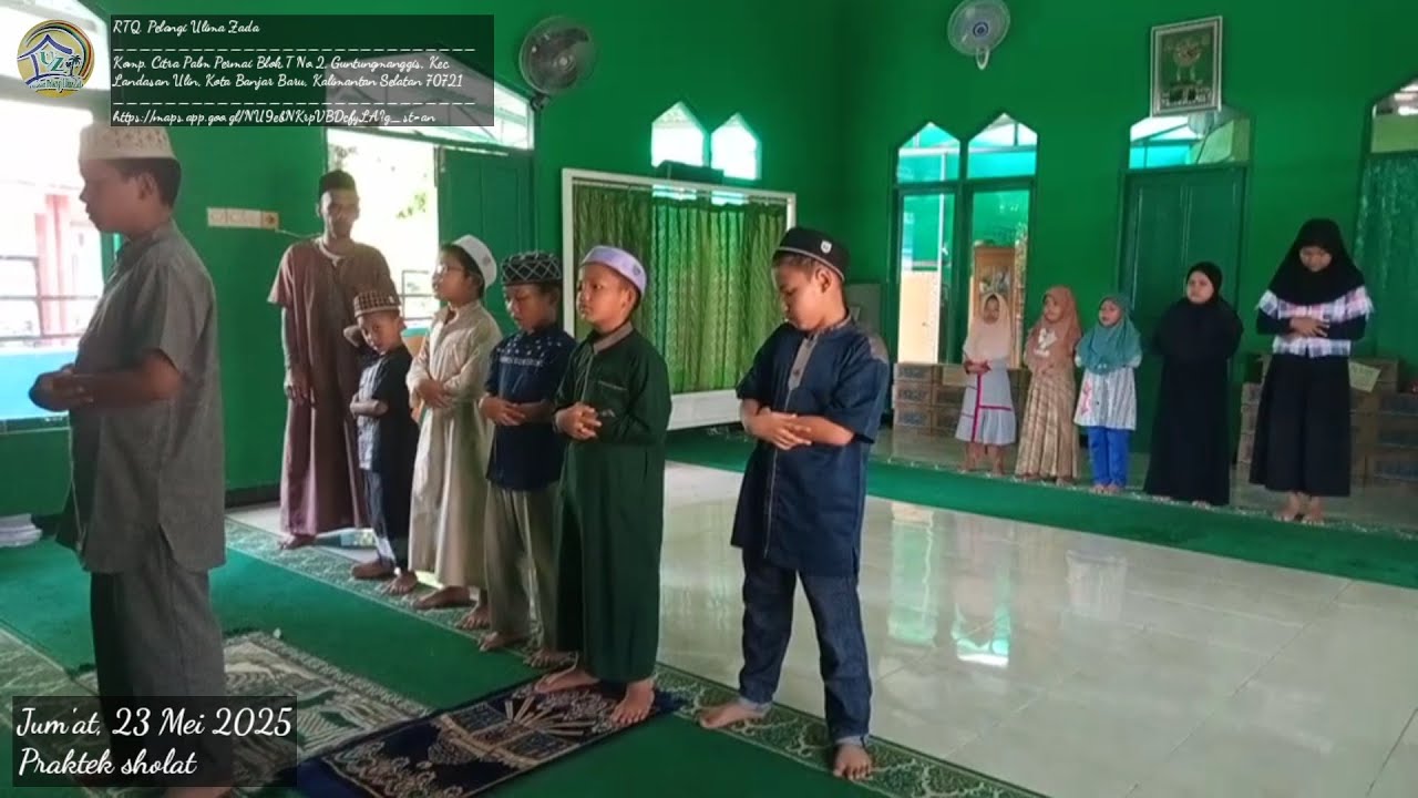 Praktek Sholat || RTQ. Pelangi Ulima Zada || 23 Mei 2025