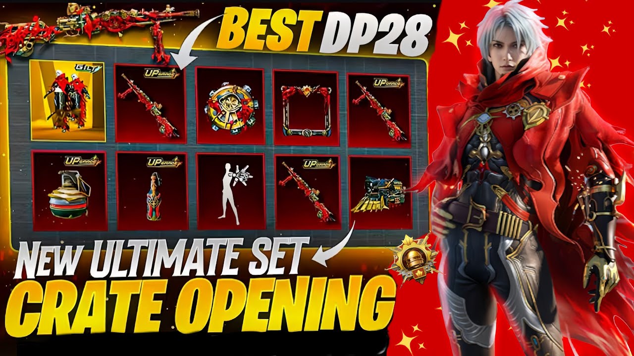 NEW DP-28 & NEW ULTIMATE SET CREATE OPENING 8000 UC PUBG MOBILE