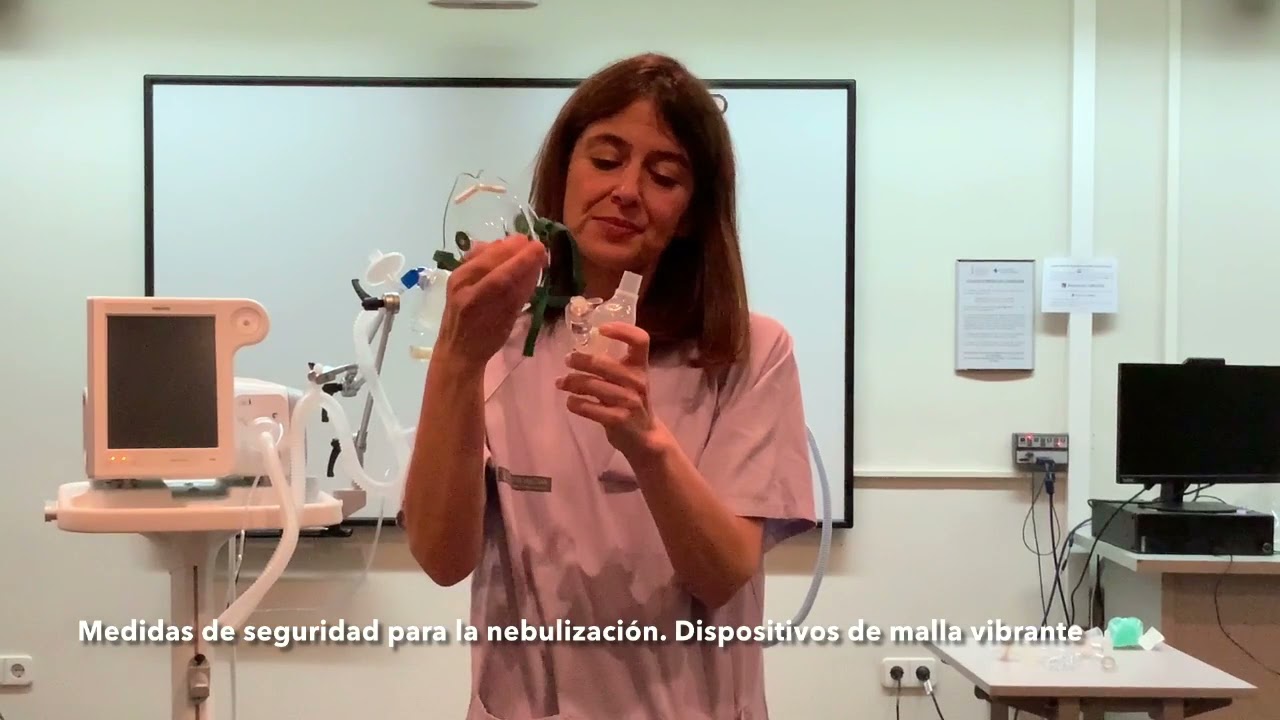 3 Medidas de seguridad para la nebulización (dispositivos de malla vibrante - Aerogen)