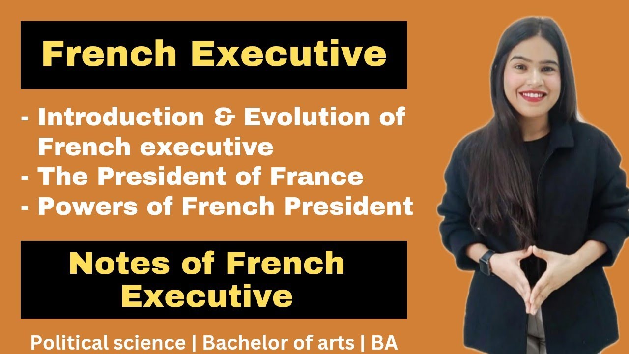 French Executive Pt 1 | President of France | Powers & functions | Comparative govt & politics | BA